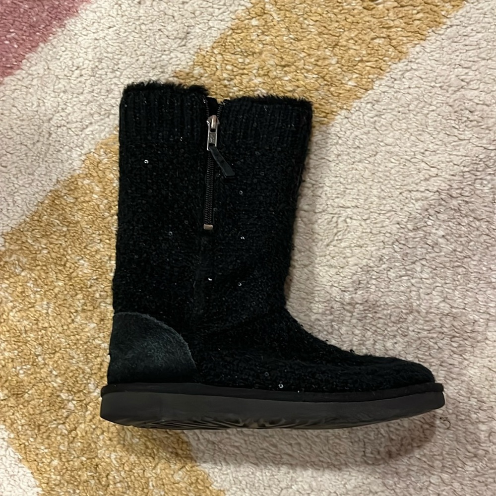 black sparkly uggs